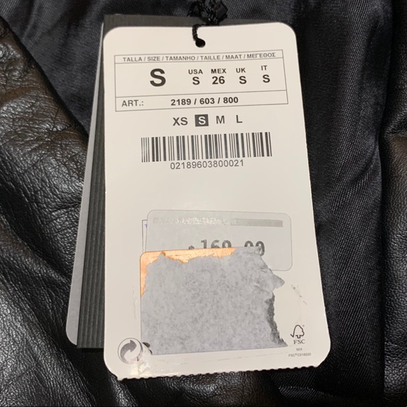 Zara Aztec Print Tribal Moto Jacket NWT - Picture 7 of 8